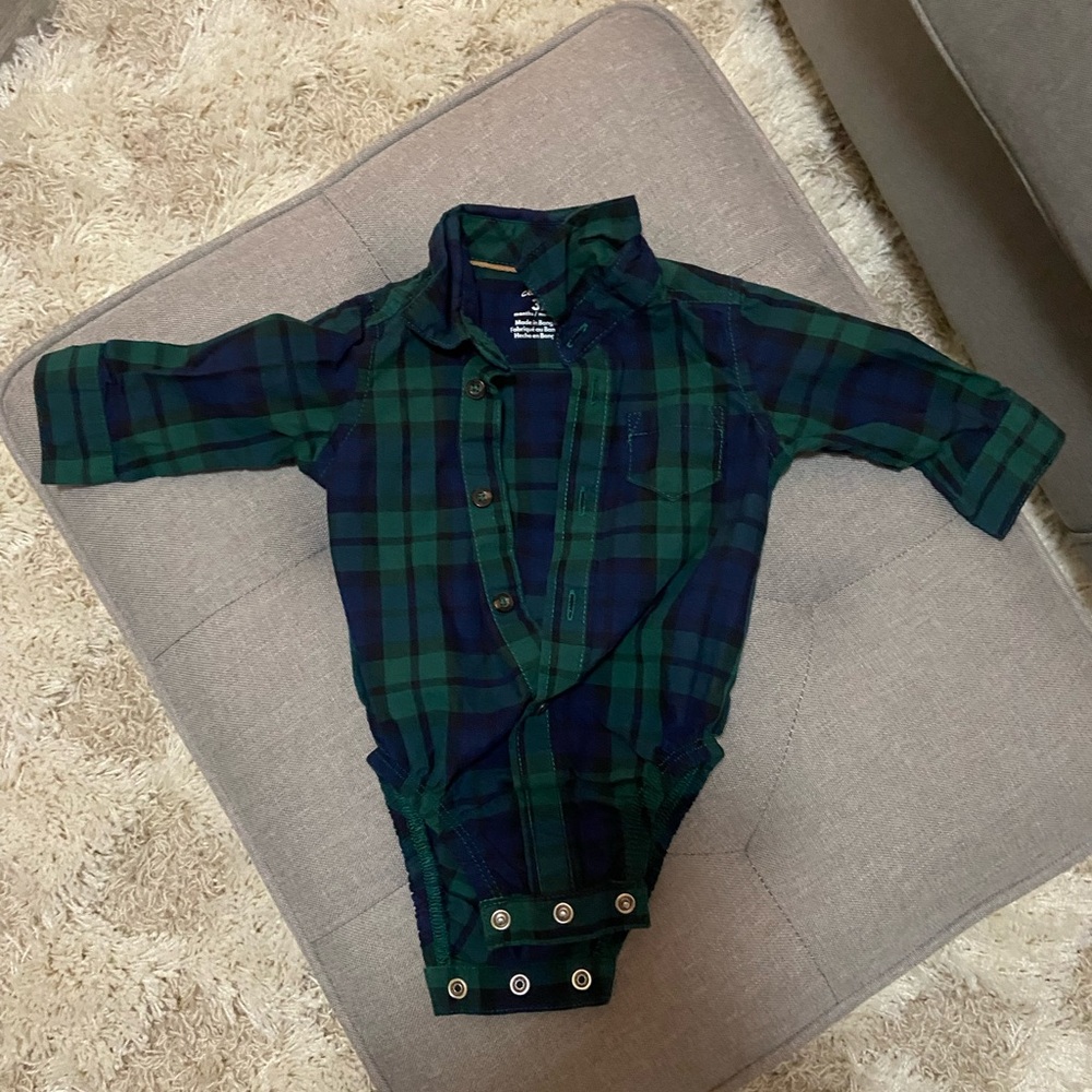 Baby boy button up onesies